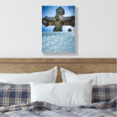 Jezus Christus Stretted Canvas Print Canvas (Insitu (Slaapkamer))