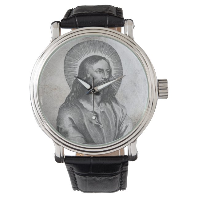 Jezus Christus T-S Watch Horloge (Voorkant)