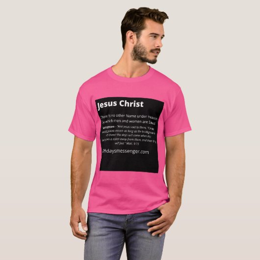 Jezus Christus T-shirt (Voorkant volledig)