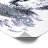 Jezus Christus Tekening Kunst Afdrukken Poster (Hoek)