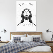 Jezus Christus Thunder_Cove Canvas Afdruk (Insitu (Slaapkamer))