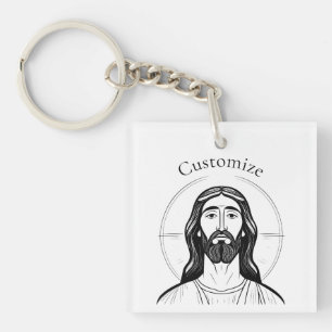 Jezus Christus Thunder_Cove Sleutelhanger