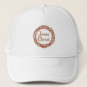Jezus Christus Trucker Pet (Voorkant)