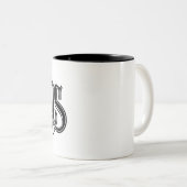 Jezus Christus Tweekleurige Koffiemok (Voorkant rechts)