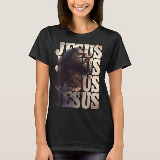 Jezus Christus van het christendom T-shirt (Voorkant)