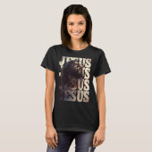 Jezus Christus van het christendom T-shirt (Voorkant volledig)