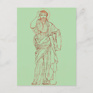 Jezus Christus van Nazareth Zoon van God Briefkaart