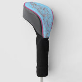 Jezus Christus van Nazareth Zoon van God Golfheadcover (Schuin)