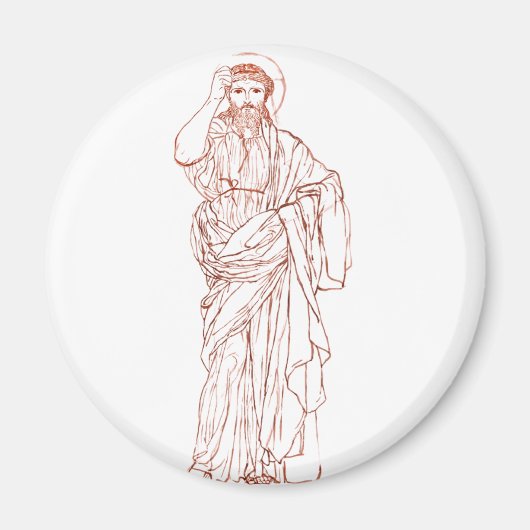 Jezus Christus van Nazareth Zoon van God Magneet (Voorkant)