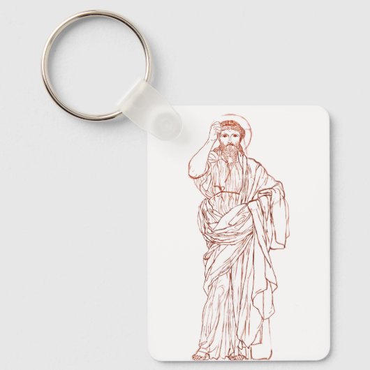 Jezus Christus van Nazareth Zoon van God Sleutelhanger (Voorkant)