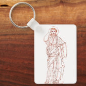 Jezus Christus van Nazareth Zoon van God Sleutelhanger (Voorkant)