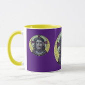 Jezus Christus, verbluffende mozaïek, Mok van de h (Links)