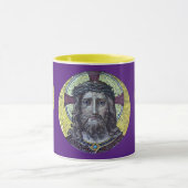 Jezus Christus, verbluffende mozaïek, Mok van de h (Midden)