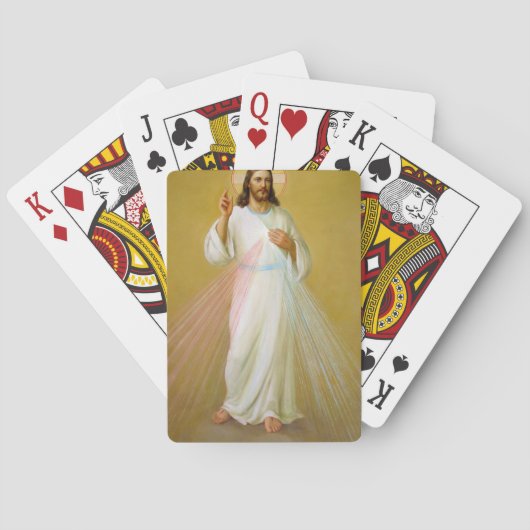 Jezus Christus verleidt onze Heer tot de Savior ka Pokerkaarten (Achterkant)