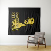 Jezus Christus - Verlosser niet religie Wandkleed (In Situ (horizontaal))