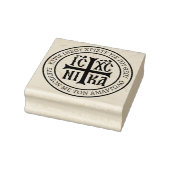 Jezus Christus verovert embleem Rubberstempel (Stempel)