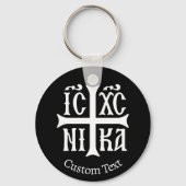 Jezus Christus verovert embleem Sleutelhanger (Voorkant)