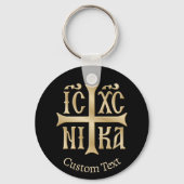 Jezus Christus verovert embleem Sleutelhanger (Voorkant)