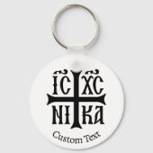 Jezus Christus verovert embleem Sleutelhanger (Voorkant)