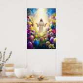 Jezus Christus Verrijzenis Pasen Poster (Keuken)