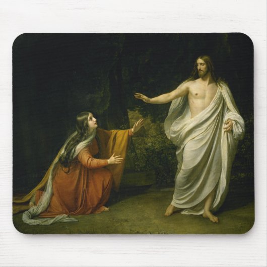 Jezus Christus verschijning bijbel Magdalene Resur Muismat (Voorkant)