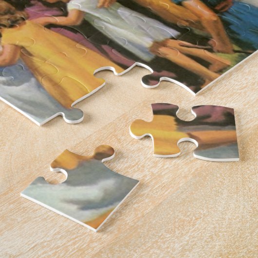 Jezus Christus verstikkende kinderen,  religie Legpuzzel (Zijkant)