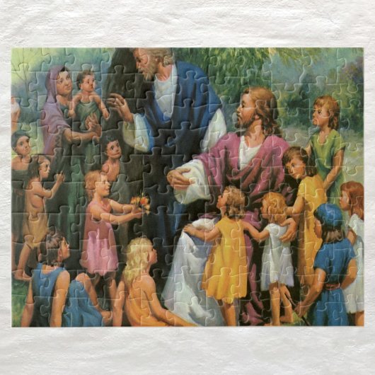 Jezus Christus verstikkende kinderen,  religie Legpuzzel