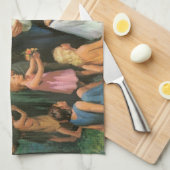 Jezus Christus verstikkende kinderen, religie Theedoek (Quarter Fold)