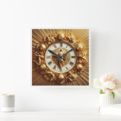 Jezus Christus Vierkante Klok (Huis)