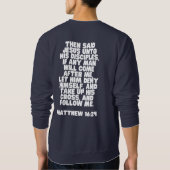 Jezus Christus volgens Bijbelvers Geloof Christeli Trui (Achterkant)