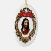 Jezus Christus Vredesornament Keramisch Ornament (Rechts)