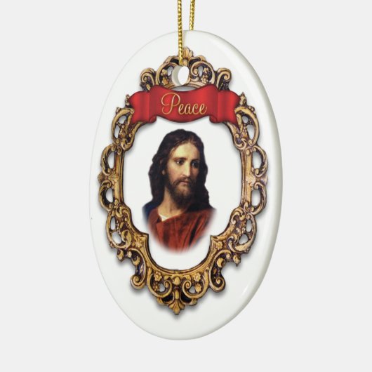 Jezus Christus Vredesornament Keramisch Ornament (Links)