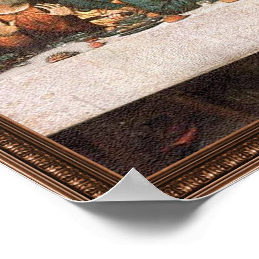 Jezus Christus wanneer eten we? - Funny last Suppe Poster (Hoek)