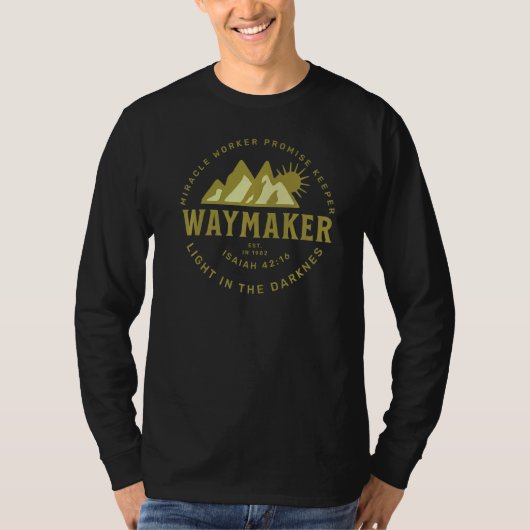 Jezus Christus Waymaker T-shirt (Voorkant)