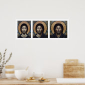 Jezus Christus x3 Poster (Keuken)