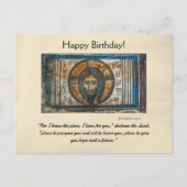 Jezus Christus Zakdoek Orthodoxe verjaardag Briefkaart (Voorkant)