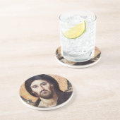 Jezus Christus Zandsteen Onderzetter (Zijkant)