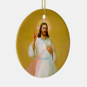 Jezus Christus zegen Keramisch Ornament (Rechts)