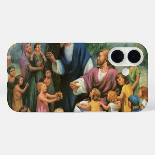 Jezus Christus Zegent de Kinderen, Oude Religie Case-Mate iPhone Case (Achterkant (horizontaal))
