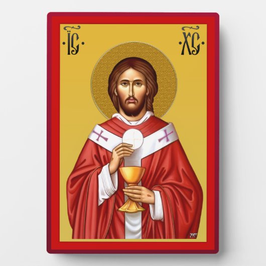 Jezus Christus zoon van God Fotoplaat (voorkant)