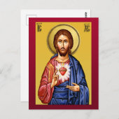 Jezus Christus Zoon van God nieuw Briefkaart (Voorkant / Achterkant)