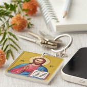 Jezus Christus zoon van God Sleutelhanger (Voorkant Rechts)