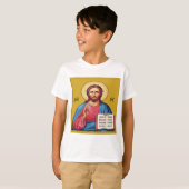 Jezus Christus zoon van God T-shirt (Voorkant volledig)