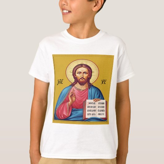 Jezus Christus zoon van God T-shirt (Voorkant)