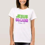 Jezus Clean vergeeft een schattig Christelijk ontw T-shirt (Voorkant)