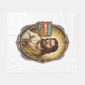 Jezus Cloud Opslag Vol Waarschuwing Betaalmuur Tec Fleece Deken (Voorkant (Horizontaal))