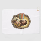 Jezus Cloud Opslag Vol Waarschuwing Betaalmuur Tec Golfhanddoek (Horizontaal)