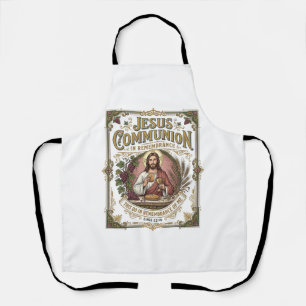 Jezus Communie Jezus Communie Christelijk Geloof V Schort
