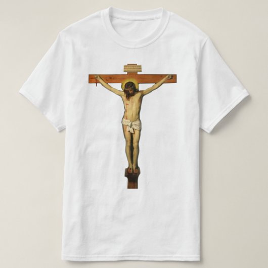 Jezus Crucifix Passie van Christus T-Shirt (Design voorkant)