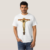 Jezus Crucifix Passie van Christus T-Shirt (Voorkant volledig)